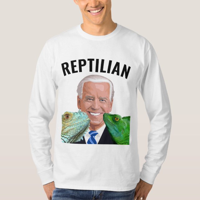 JOE BIDEN REPTILIAN FUNNY T-SHIRTS (Front)