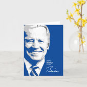Joe Biden Signature Card (Yellow Flower)