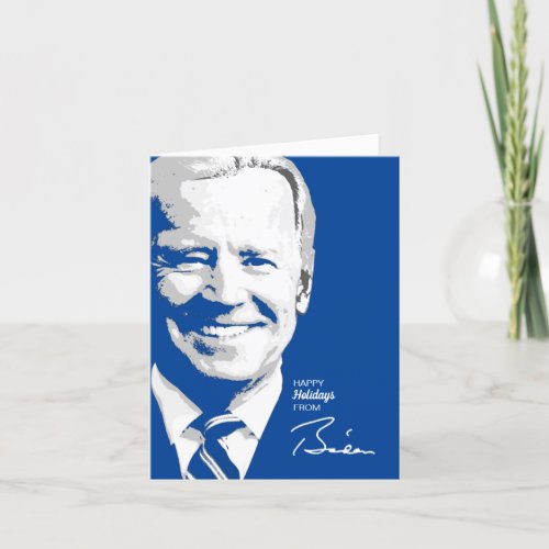 Joe Biden Signature Card