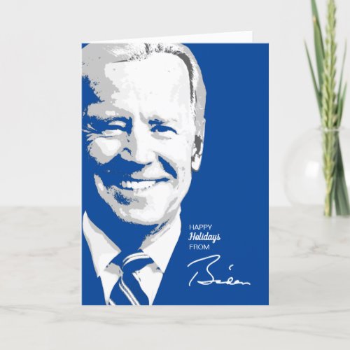 Joe Biden Signature Card
