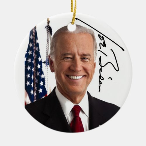 Joe Biden Signature Ornament