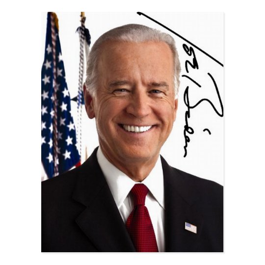 Joe Biden Signature Postcard | Zazzle.com