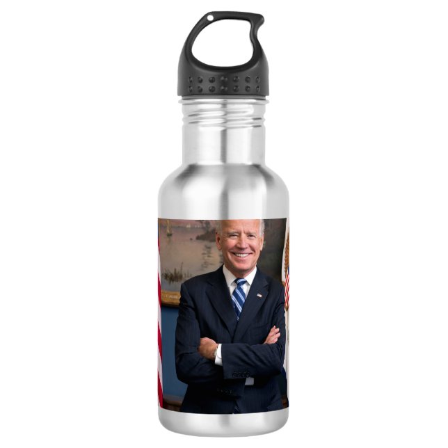 Joe Biden Stainless Steel Water Bottle (Front)