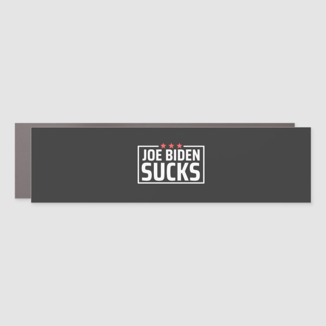 joe Biden Sucks Car Magnet (Front)