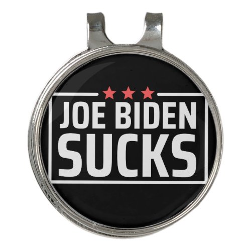 joe Biden Sucks Golf Hat Clip
