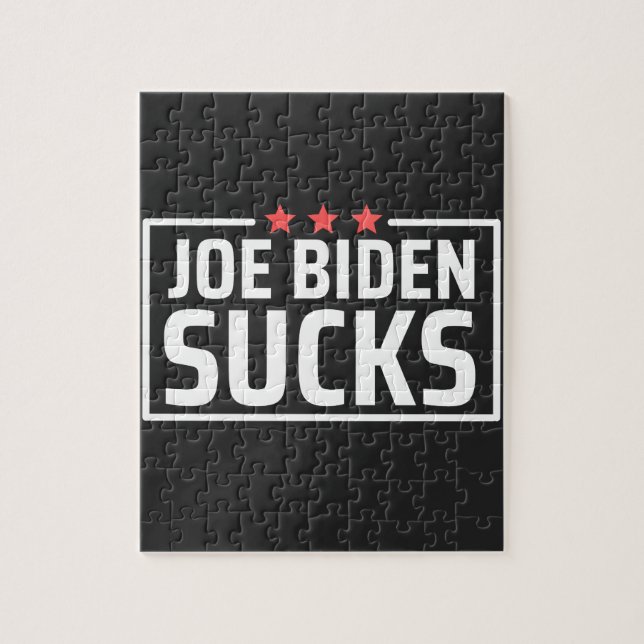 joe Biden Sucks Jigsaw Puzzle (Vertical)