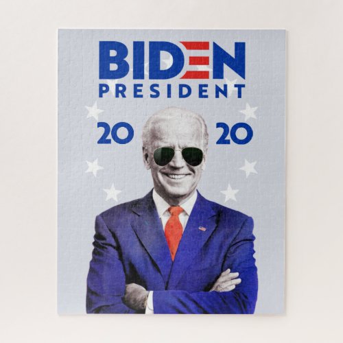 Joe Biden Sunglasses 2020 Presidential Election Jigsaw Puzzle