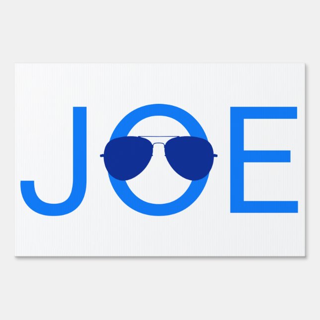 Joe Biden Sunglasses for President Sign (Back)