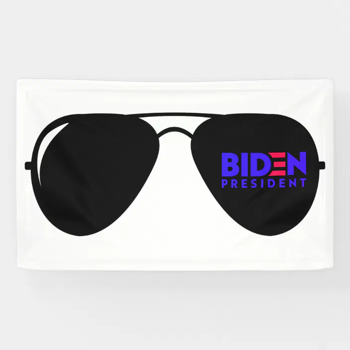 Joe Biden Campaign Code 13 oz Banner Non-Fabric Heavy-Duty Vinyl Single-Sided with Metal Grommets 