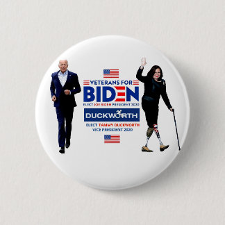 Joe Biden/ Tammy Duckworth 2020 Button
