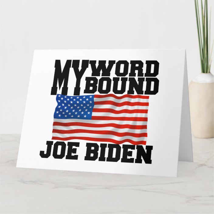 JOE BIDEN THANK YOU CARD | Zazzle