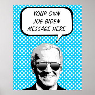 Joe Biden Thought Bubble Poster