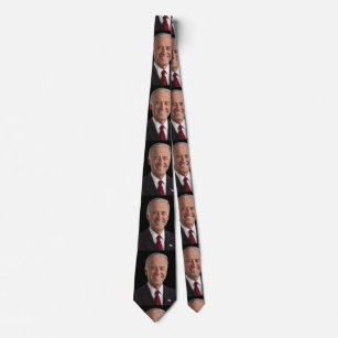 Joe Biden Tie with Black Background
