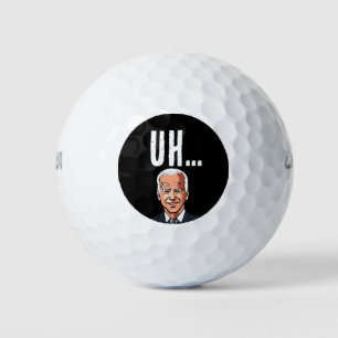 JOE BIDEN UH? CONFUSED FUNNY GOLF BALLS