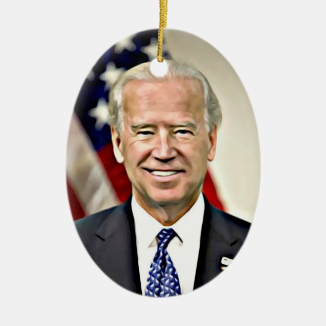 Joe Biden Vice President Democrat Ornament Keepsak (Front)