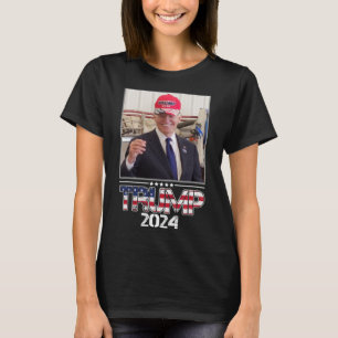 Joe Biden Wearing A Trump Hat Election 2024 Funny T-Shirt