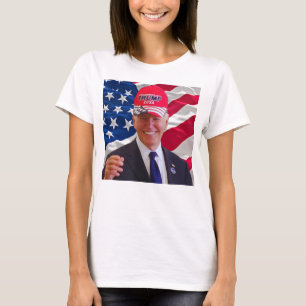 Joe biden Wearing A Trump Hat T-Shirt