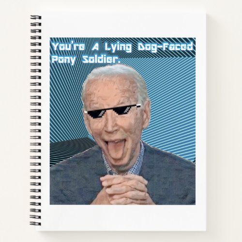 Joe Biden Words Count Notebook