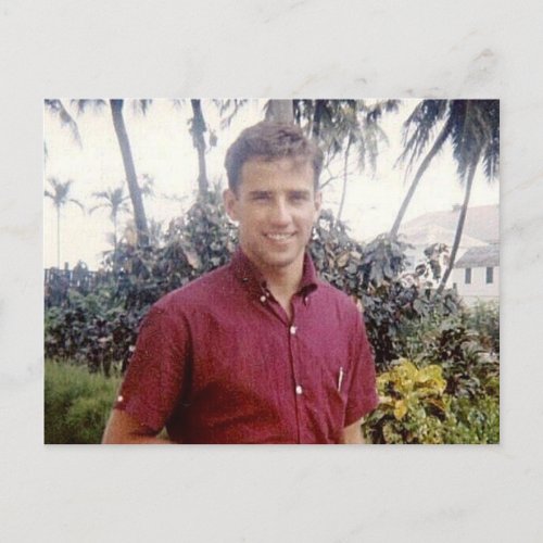 Joe Biden young hot stylized Postcard