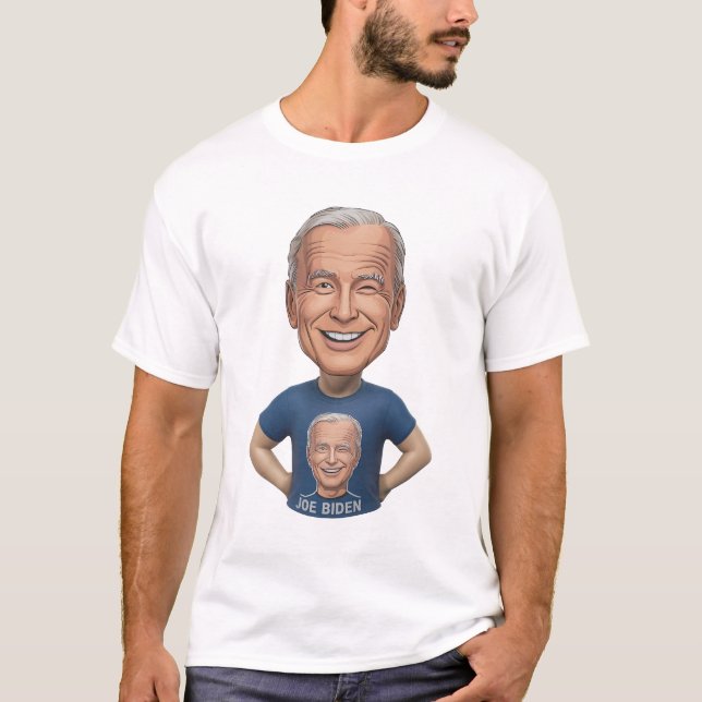 "Joe Biden's Secret Superpower Revealed!" T-Shirt (Front)