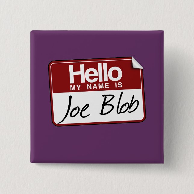 JOE BLOB BUTTON (Front)