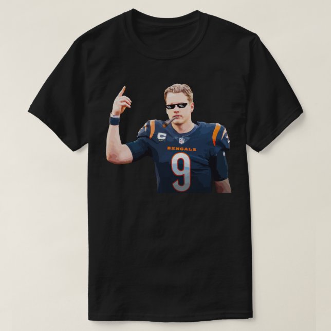 Joe Burrow 8 T-Shirt (Design Front)