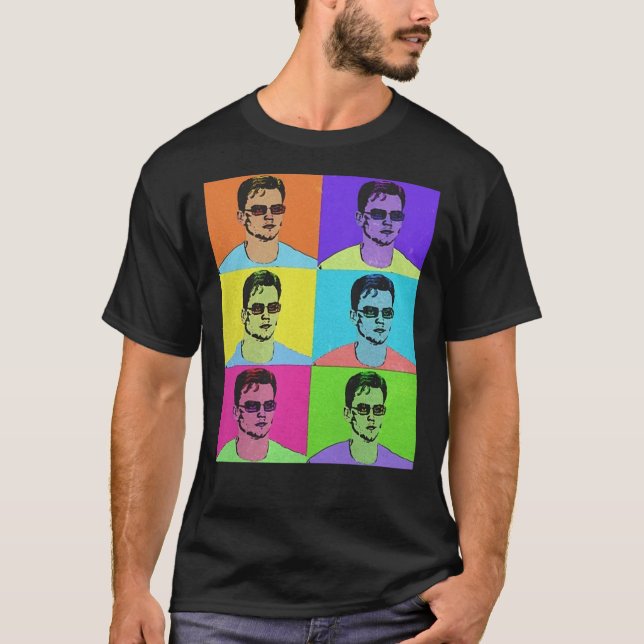 Joe Burrow Colorful Painting Art   T-Shirt (Front)