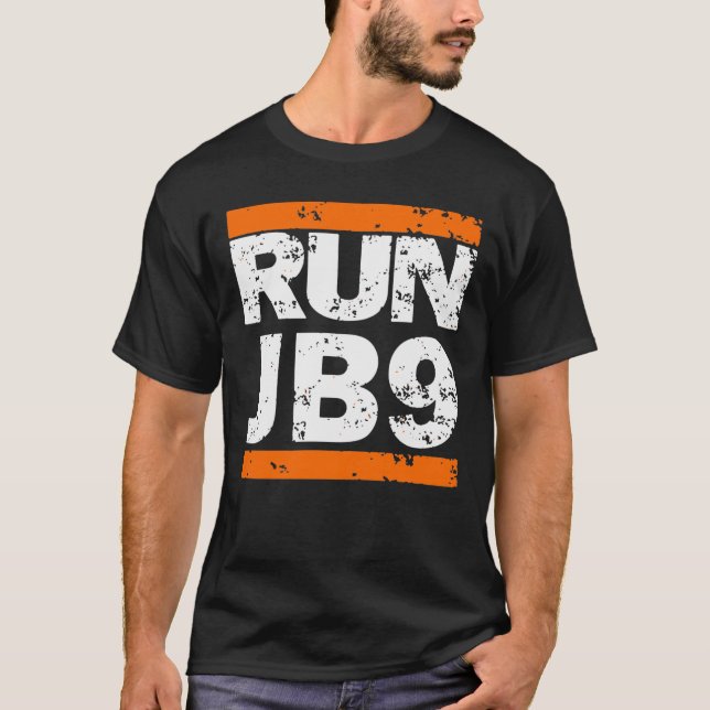 Joe Burrow Joe Cool RUN JB9 Football Fan T-Shirt (Front)