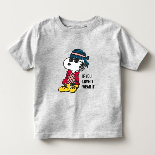 Joe Cool Forget The Rules If You Like It Wear It Toddler T_shirt