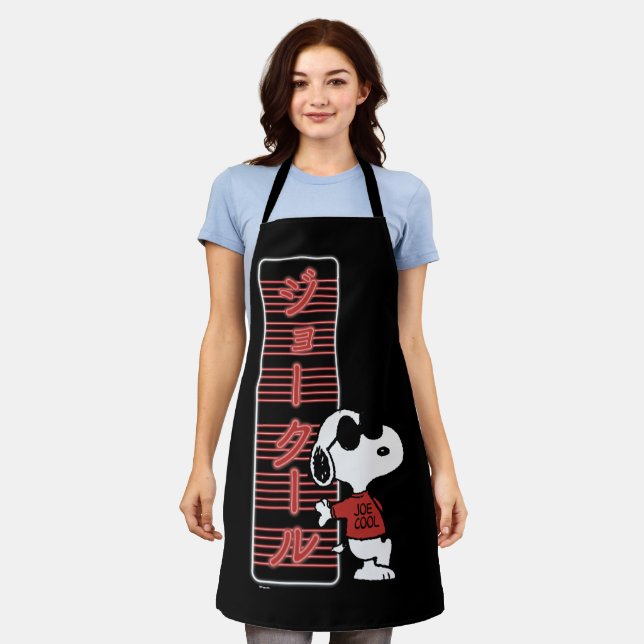 Joe Cool Japanese Neon Lights Apron (Worn)