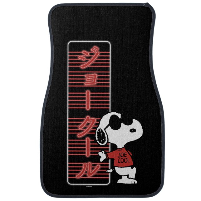 Joe Cool Japanese Neon Lights Car Floor Mat (Front)