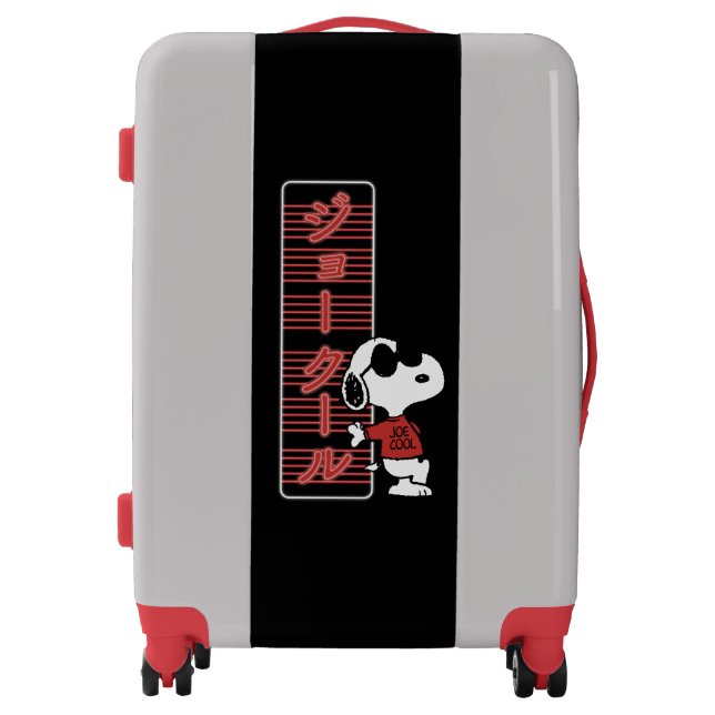 Joe Cool Japanese Neon Lights Luggage (Front)