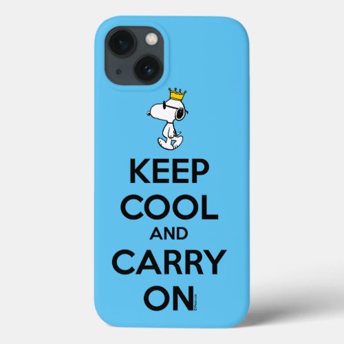 Joe Cool Keep Cool And Carry On iPhone 13 Case
