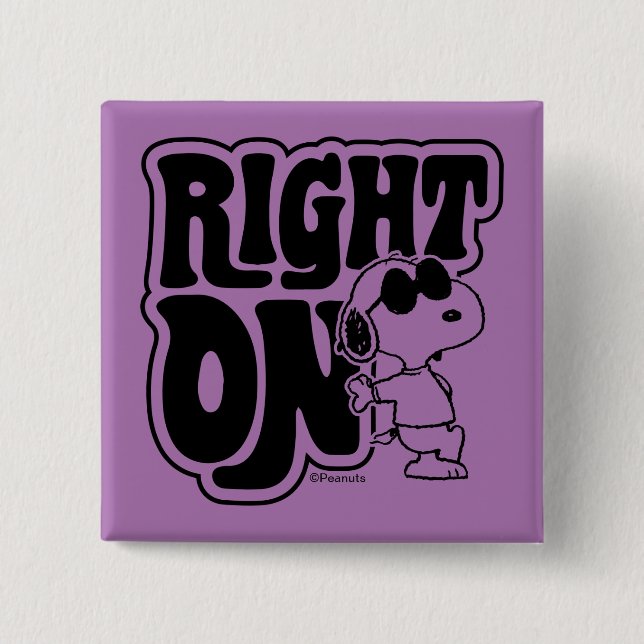 Joe Cool - Right On Button (Front)