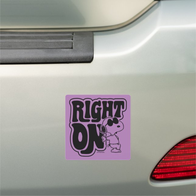 Joe Cool - Right On Car Magnet (In Situ)