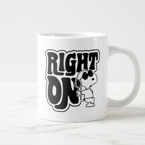 Joe Cool _ Right On Giant Coffee Mug