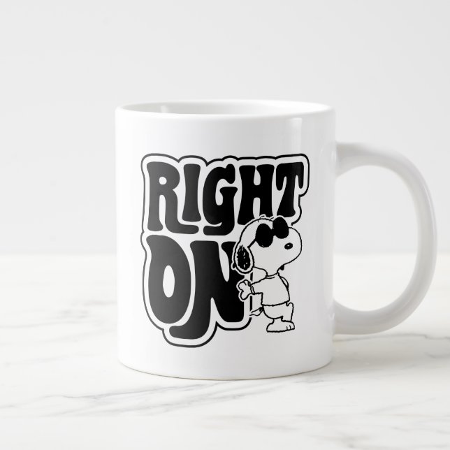 Joe Cool - Right On Giant Coffee Mug (Right)