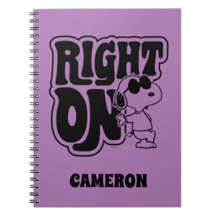Joe Cool - Right On Notebook