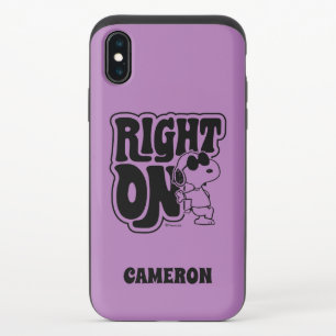 Joe Cool - Right On iPhone X Slider Case