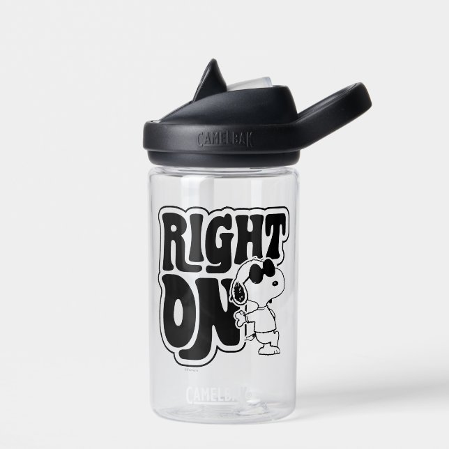 Joe Cool - Right On Water Bottle (Left)