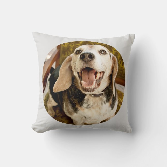 Joe Cup of Blue Beagle Pillow (Front)
