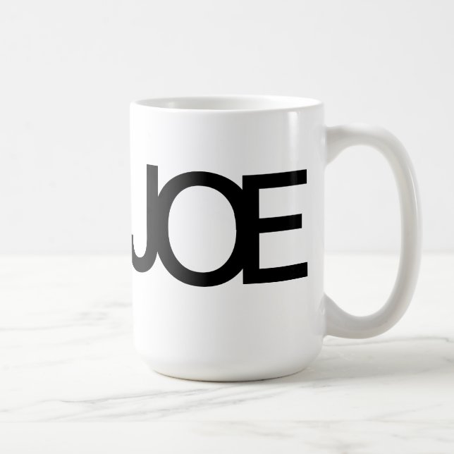 JOE (Cup of Joe) Coffee Mug (Right)