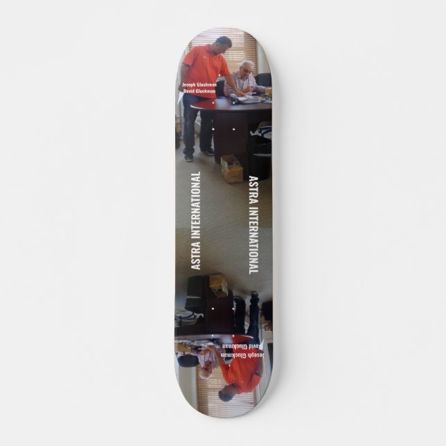 JOE & DAVID  ASTRA   JMT Skateboard, 7¾" Deck (Front)
