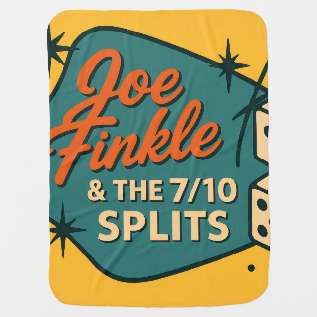 Joe Finkle & The 7/10 Splits Baby Blanket (Front)