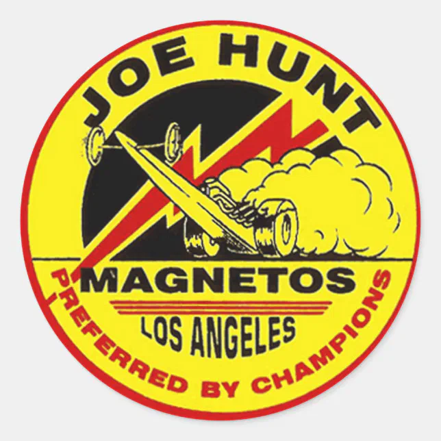 Joe Hunt Sticker | Zazzle