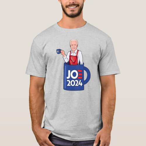 Joe in a Cup of Joe 2024 T_Shirt