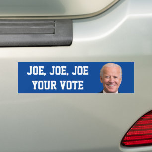 Joe, Joe, Joe Your Vote Bumper Sticker