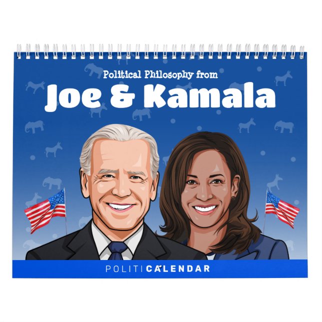 Joe & Kamala Political Humor Calendar (Cover)