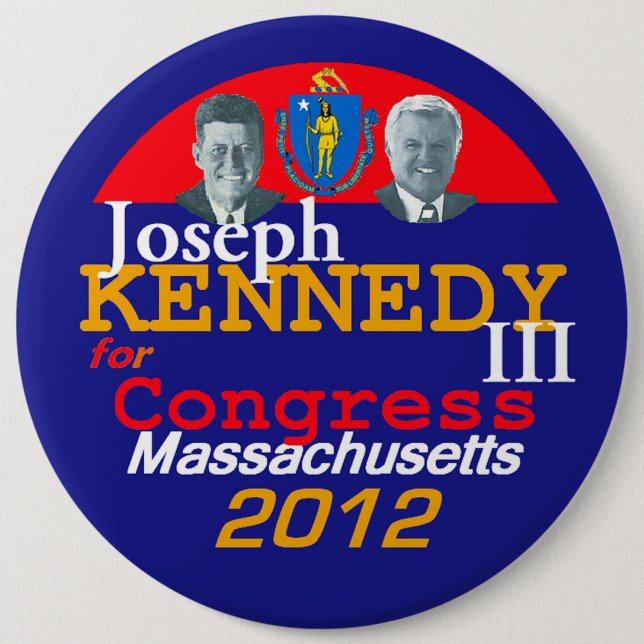 Joe KENNEDY 6in Button (Front)