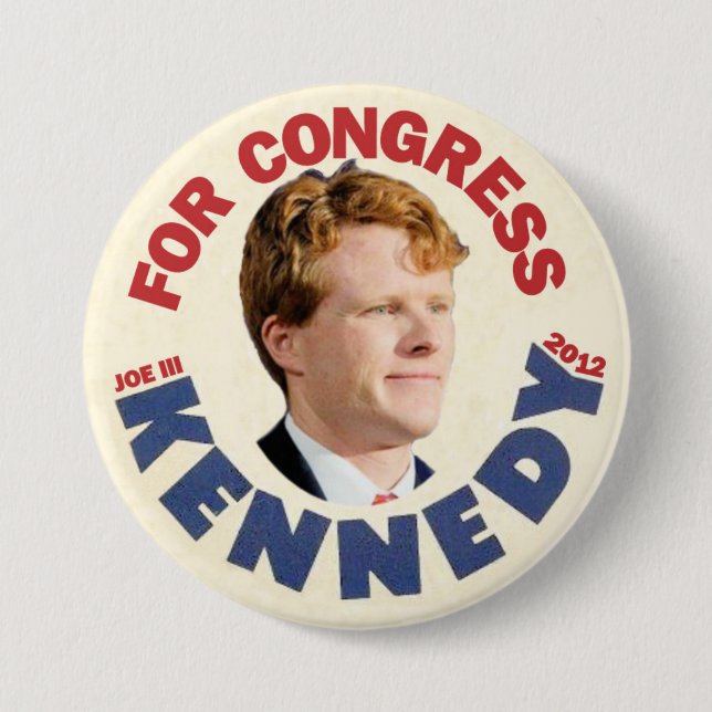 Joe Kennedy III for Congress 2012 Pinback Button (Front)